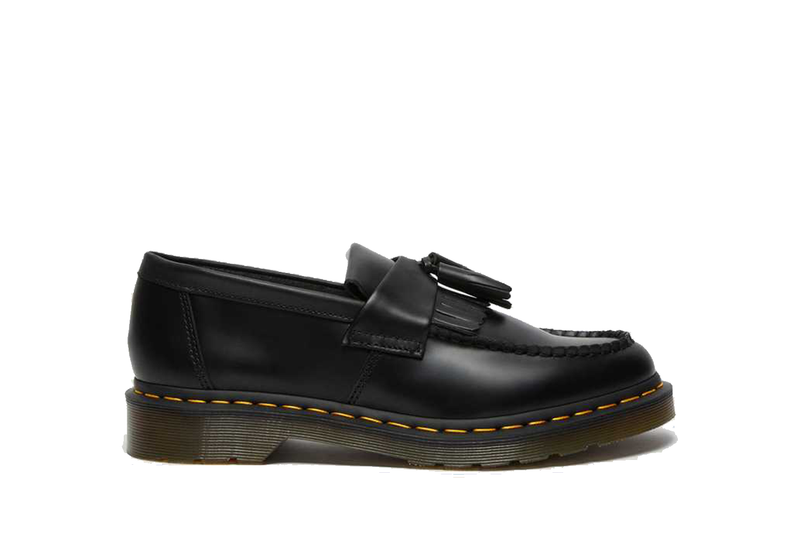 ADRIAN YELLOW STITCH BLACK - SMOOTH LEATHER