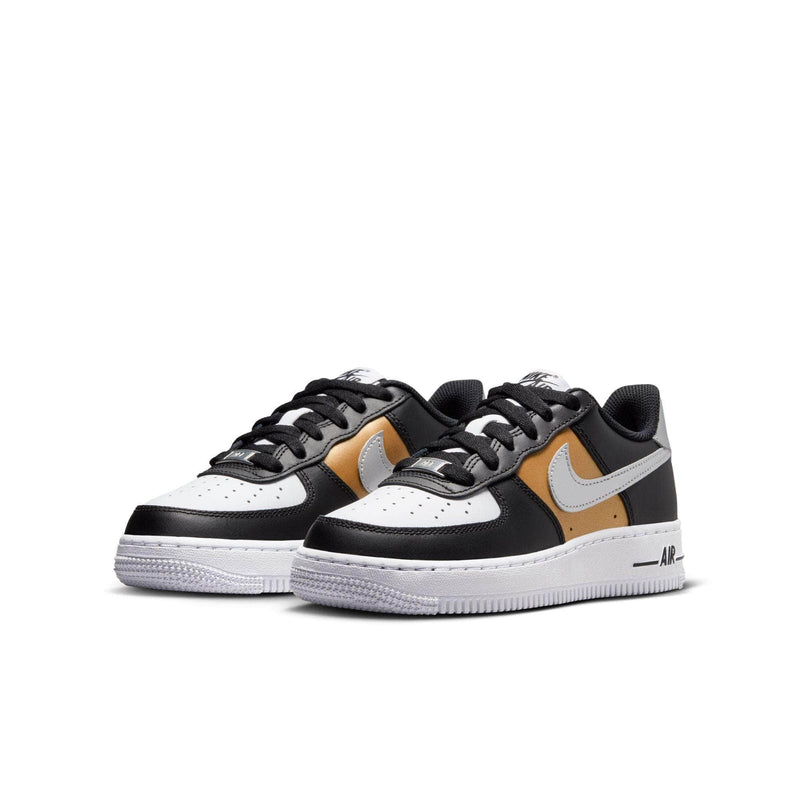 Nike FOOTWEAR Nike Air Force 1 "Black Gold" - Boy's GS