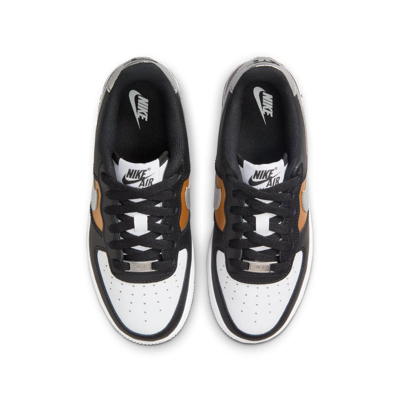 Nike FOOTWEAR Nike Air Force 1 "Black Gold" - Boy's GS