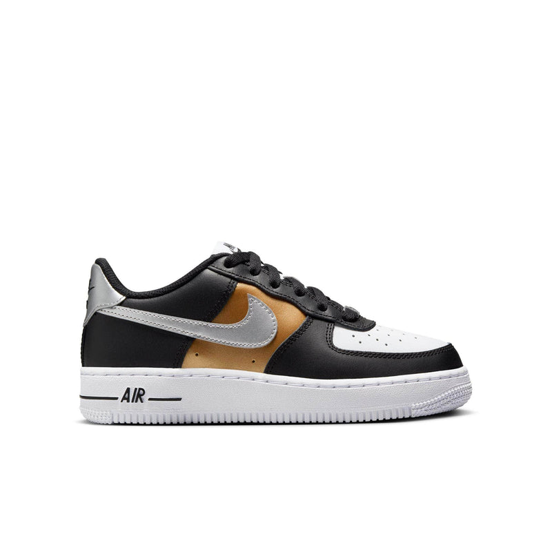 Nike FOOTWEAR Nike Air Force 1 "Black Gold" - Boy's GS