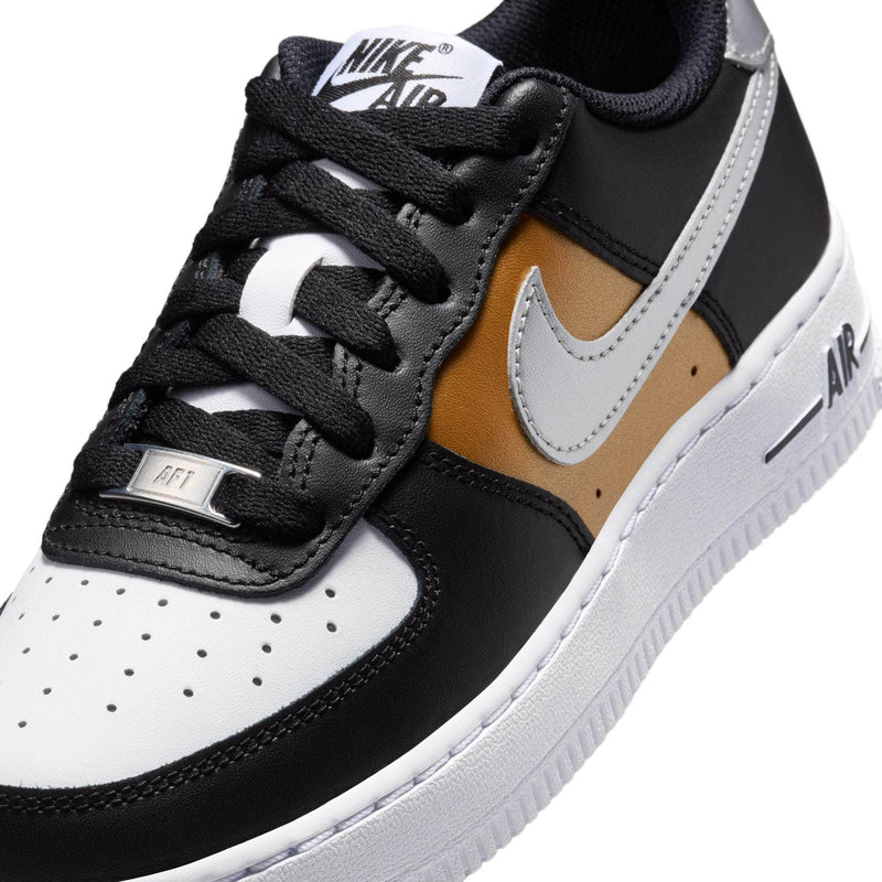 Nike FOOTWEAR Nike Air Force 1 "Black Gold" - Boy's GS