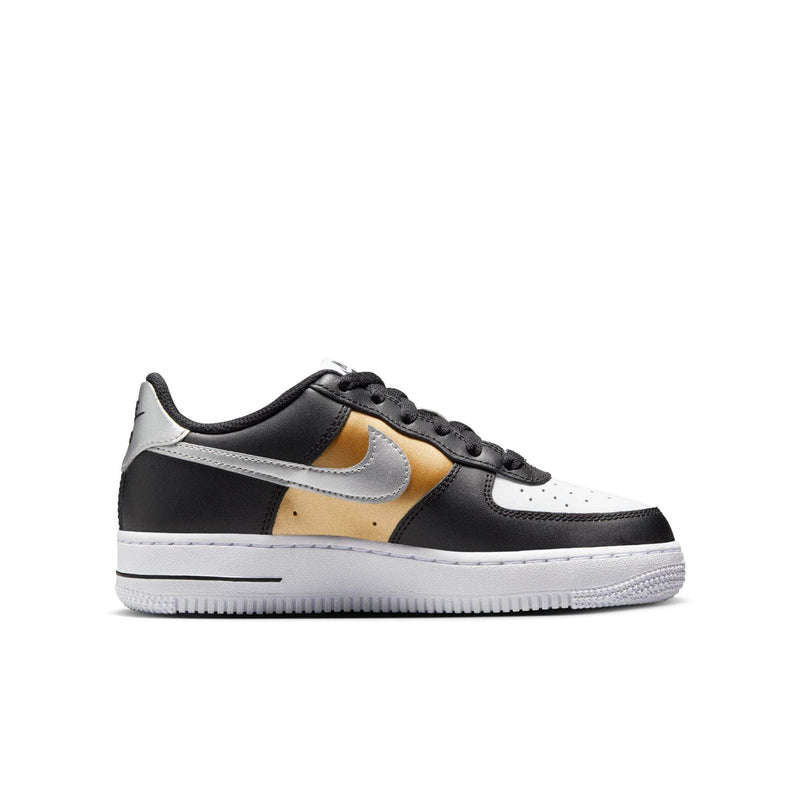Nike FOOTWEAR Nike Air Force 1 "Black Gold" - Boy's GS