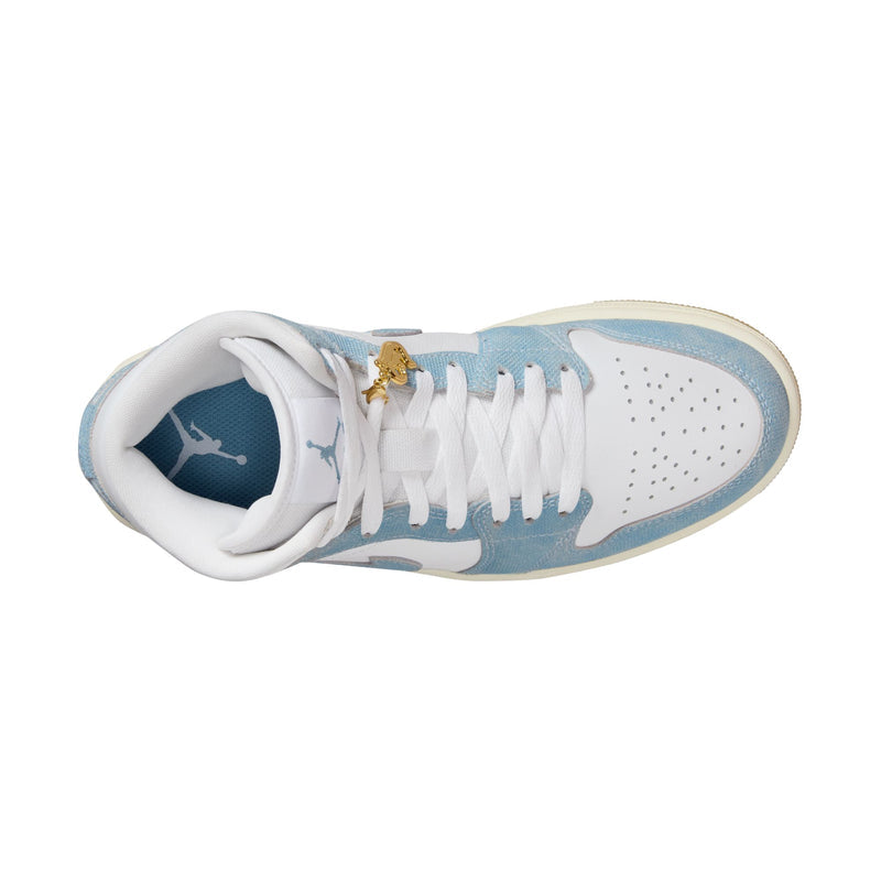 Air Jordan 1 Mid SE "Denim" - Women's