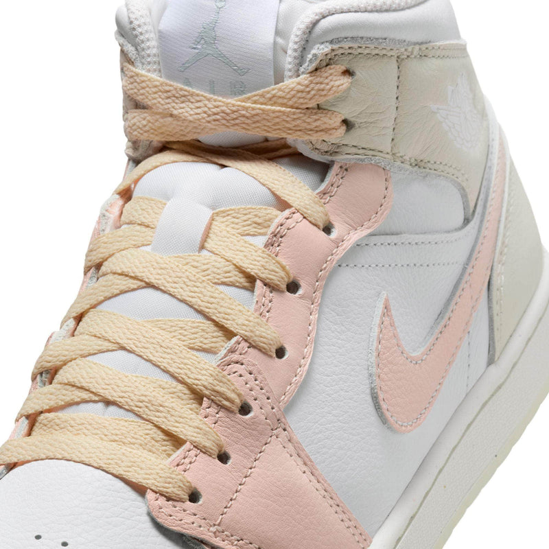Air Jordan FOOTWEAR Air Jordan 1 Mid SE "White Sea Glass Glacier Blue Guava Ice" - Men's