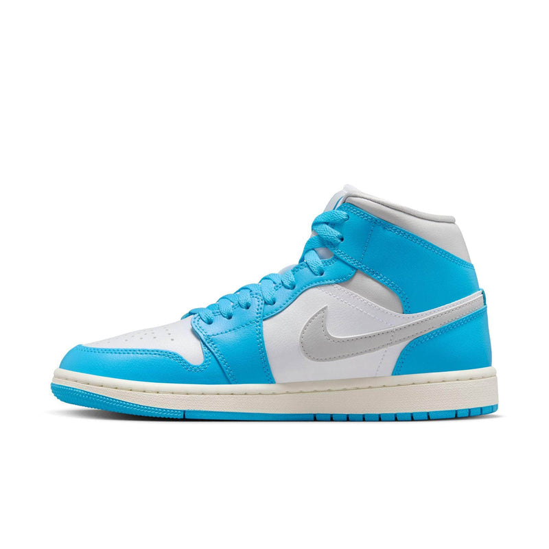 Air Jordan FOOTWEAR Air Jordan 1 Mid "Sky Dark Powder Blue White Sail Neutral Grey" - Women's