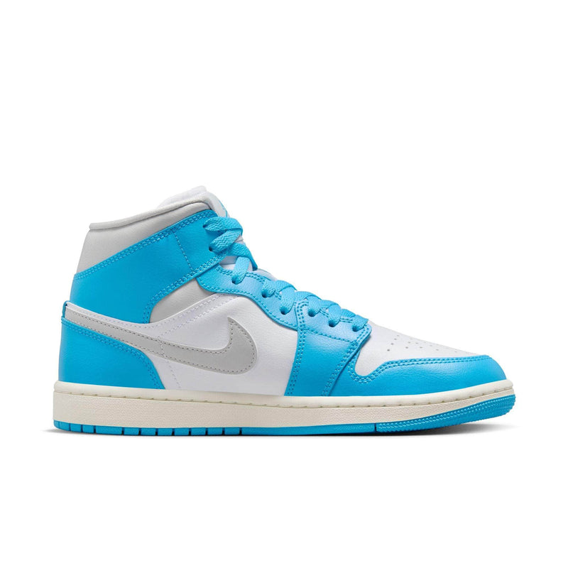 Air Jordan FOOTWEAR Air Jordan 1 Mid "Sky Dark Powder Blue White Sail Neutral Grey" - Women's