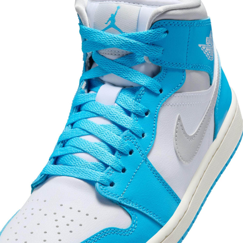 Air Jordan FOOTWEAR Air Jordan 1 Mid "Sky Dark Powder Blue White Sail Neutral Grey" - Women's