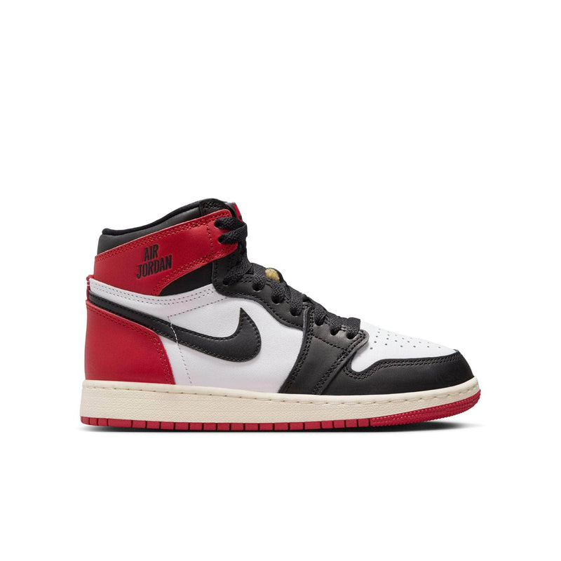 Air Jordan FOOTWEAR Air Jordan 1 Retro High OG "Black Toe" - Boy's Grade School