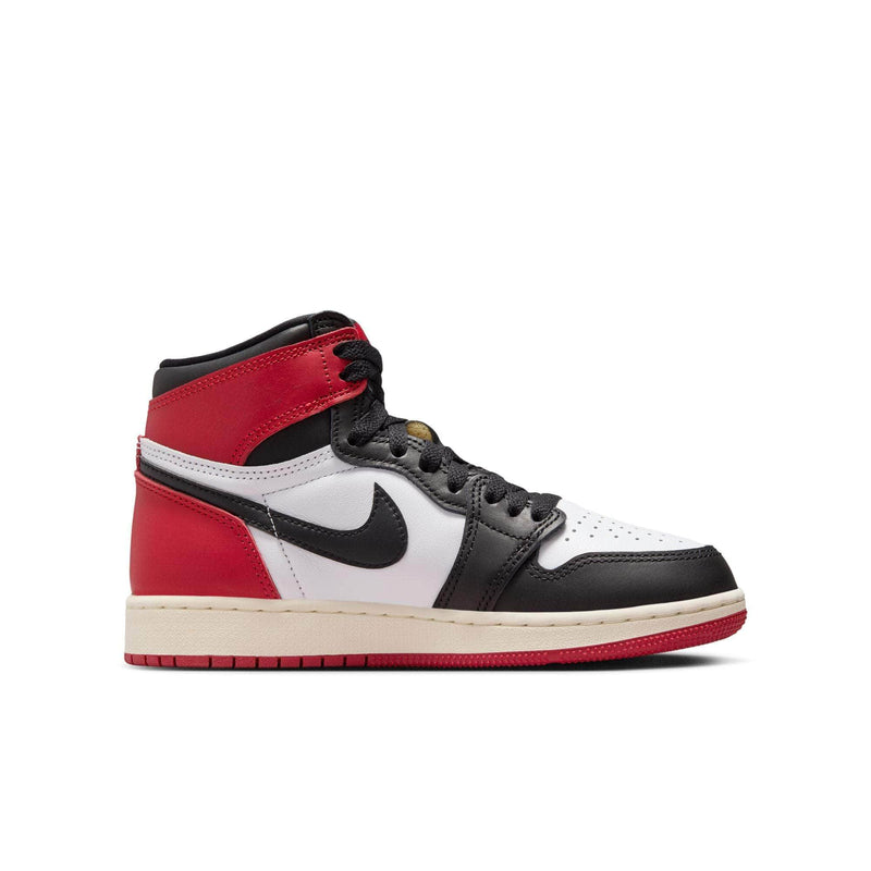 Air Jordan FOOTWEAR Air Jordan 1 Retro High OG "Black Toe" - Boy's Grade School