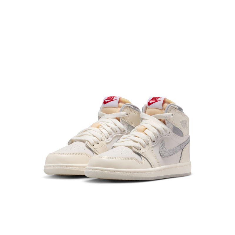 Air Jordan 1 Retro High OG "Sail University Red" - Preschool