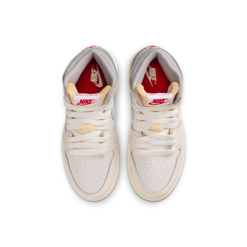 Air Jordan 1 Retro High OG "Sail University Red" - Preschool