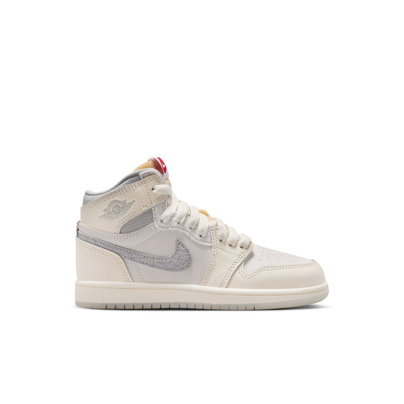 Air Jordan 1 Retro High OG "Sail University Red" - Preschool