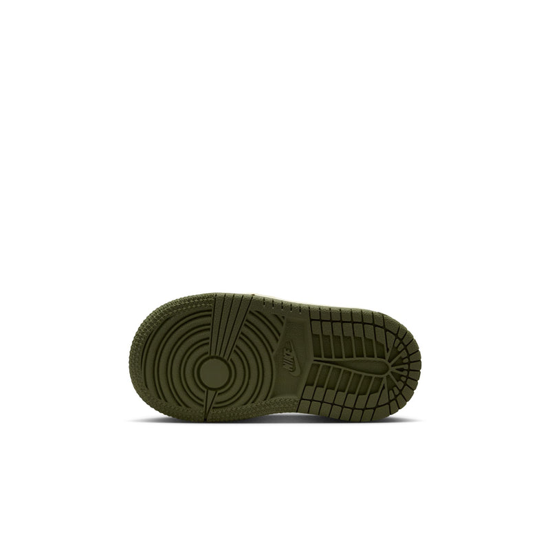 Air Jordan 1 Retro Low "Medium Olive" - Toddler