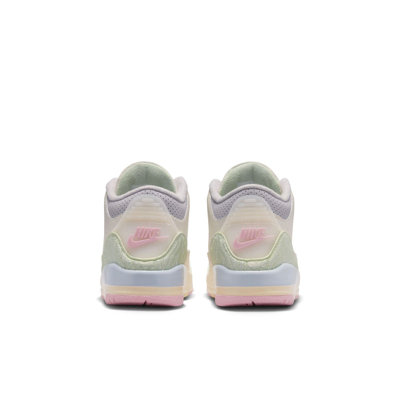 Air Jordan 3 Retro "Sail and Jade Aura" - Preschool