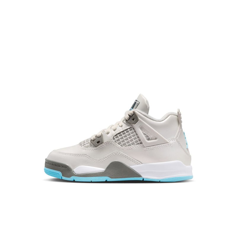 Air Jordan 4 Retro "Blue Chill" - Youth Sneakers