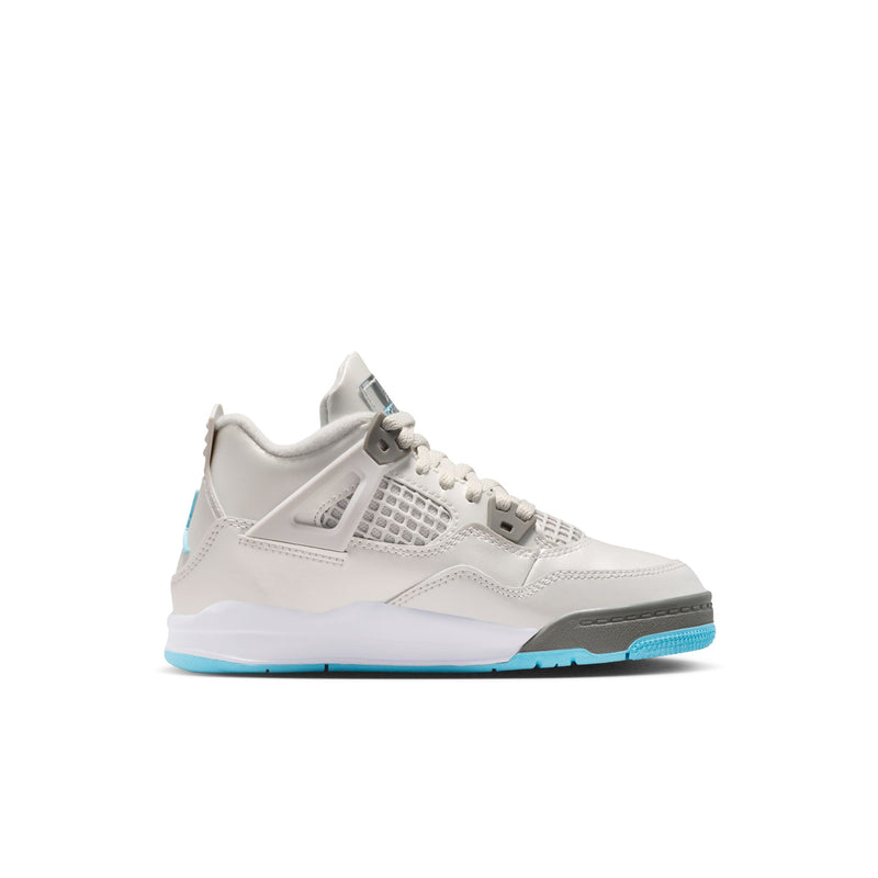 Air Jordan 4 Retro "Blue Chill" - Youth Sneakers