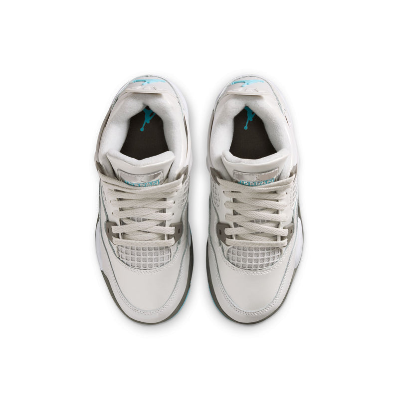 Air Jordan 4 Retro "Blue Chill" - Youth Sneakers