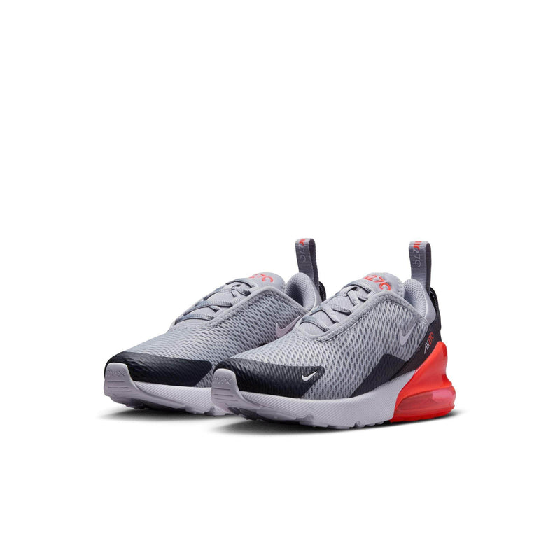Nike FOOTWEAR Nike Air Max 270 "Wolf Grey Anthracite Bright Crimson White" - Preschool