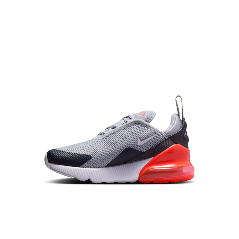 Nike FOOTWEAR Nike Air Max 270 "Wolf Grey Anthracite Bright Crimson White" - Preschool