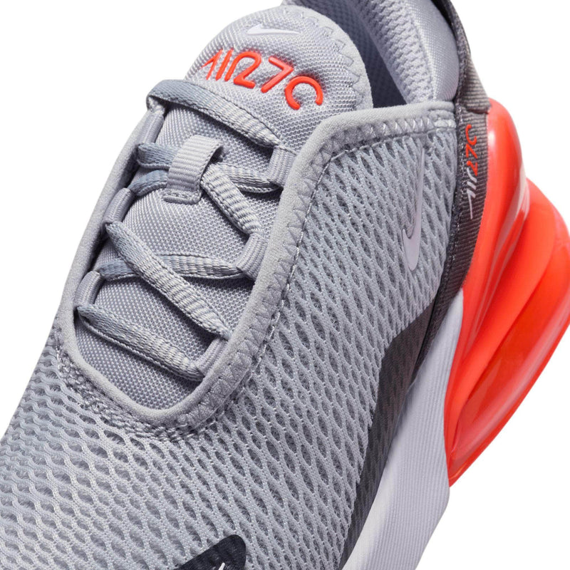 Nike FOOTWEAR Nike Air Max 270 "Wolf Grey Anthracite Bright Crimson White" - Preschool