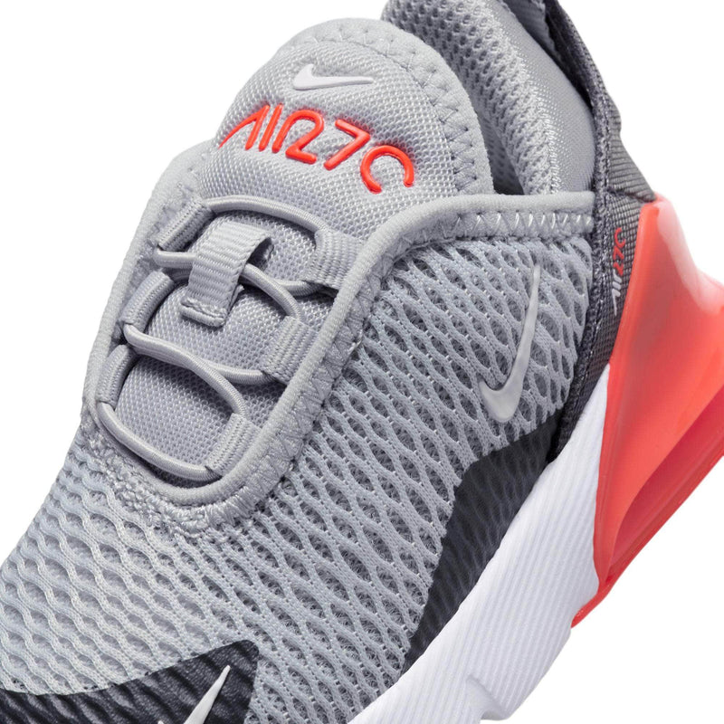 Nike FOOTWEAR Nike Air Max 270 "Wolf Grey Anthracite Bright Crimson White" - Toddler
