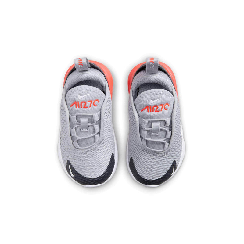 Nike FOOTWEAR Nike Air Max 270 "Wolf Grey Anthracite Bright Crimson White" - Toddler
