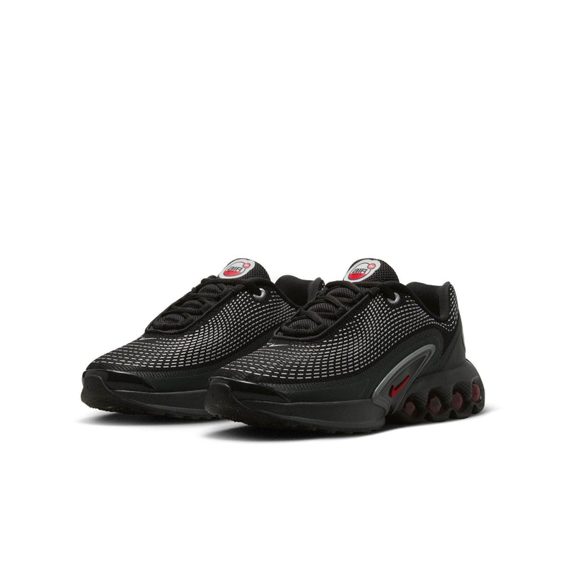 Nike FOOTWEAR Nike Air Max Dn "Black Metallic Silver University Red " - Kid's Grade School