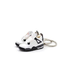 AJ4 SNEAKER KEYCHAIN WHITE / BLACK