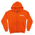Always Zip Up Orange Zip Up Hoodie