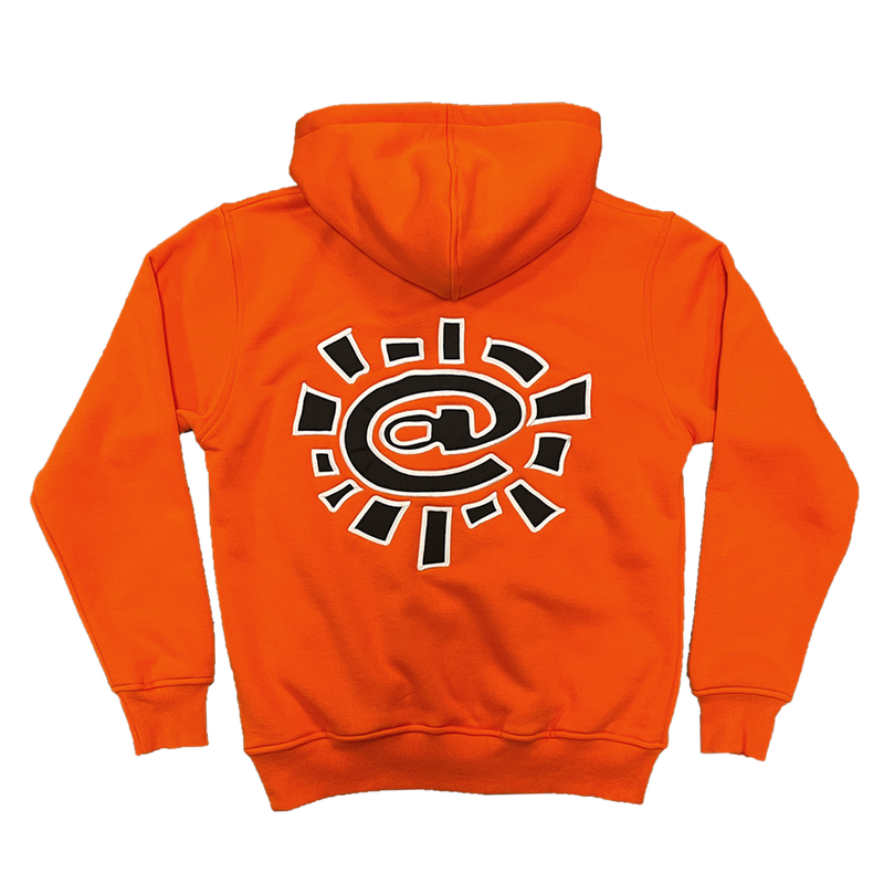 Always Zip Up Orange Zip Up Hoodie