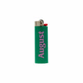 August Bic "Logo" Lighter (Green/Pink) - August Shop