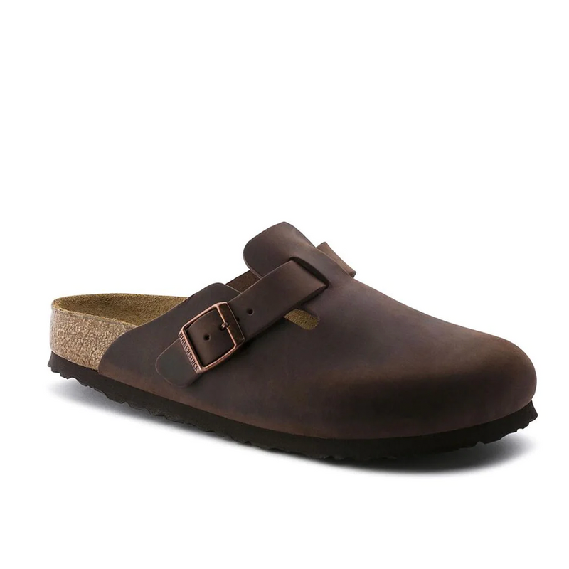 BOSTON SOFT FOOTBED OILED LEATHER - HABANA