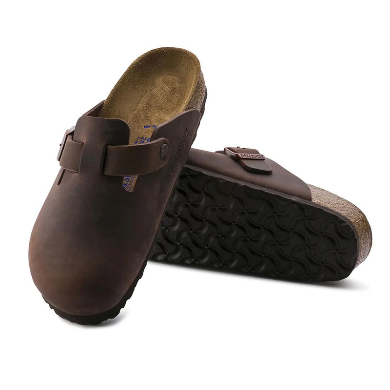 BOSTON SOFT FOOTBED OILED LEATHER - HABANA