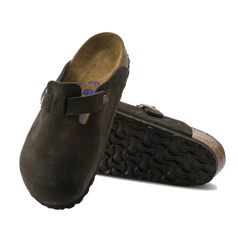 BOSTON SOFT FOOTBED SUEDE LEATHER - MOCHA