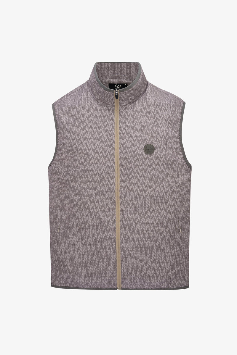 Breaker Vest - Tweed Print