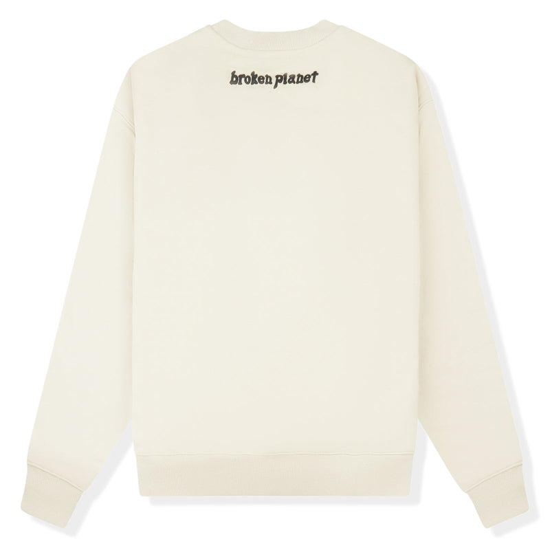 Broken Planet Find Your Balance Crewneck - Bone White
