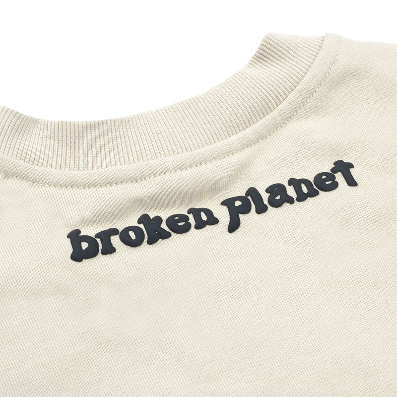 Broken Planet Find Your Balance Crewneck - Bone White