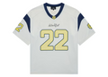 Broken Planet Football Jersey Vanilla White/Blue