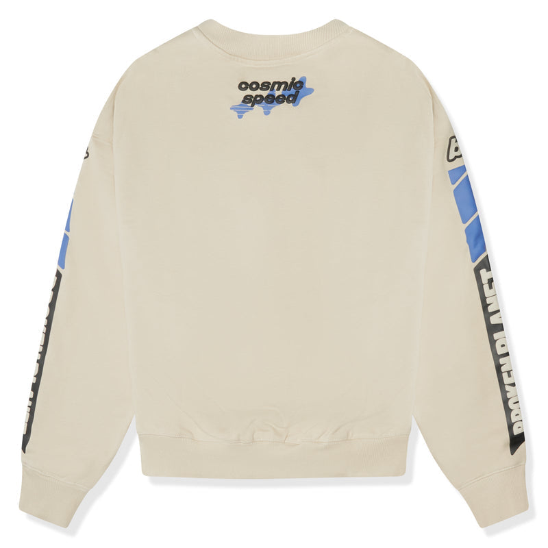 Broken Planet Market BP Beige Performance Crewneck