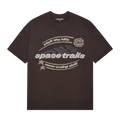 Broken Planet Space Trails Mocha Brown Tee