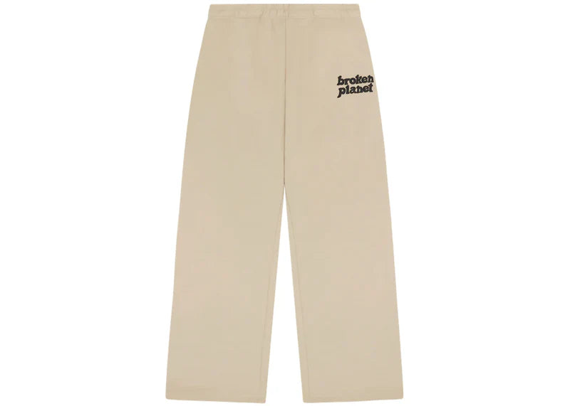 Broken Planet Straight-Leg Sweatpants Bone White