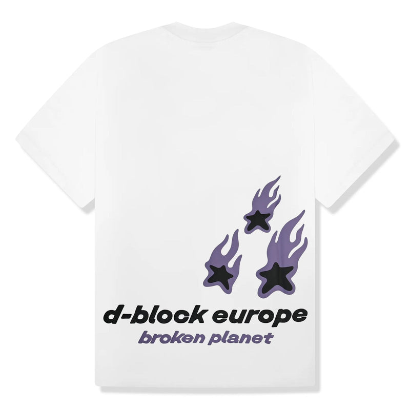 Broken Planet X D-Block Europe Rolling Stone Zine Tee - Snow White