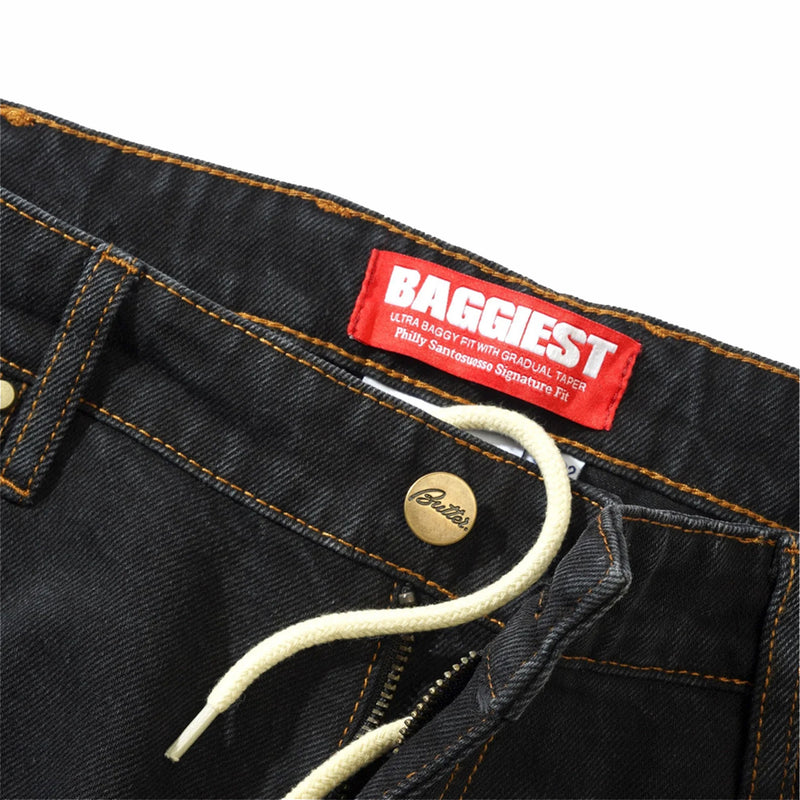 Butter Goods Santosuosso Denim Jeans (Washed Black) - August Shop