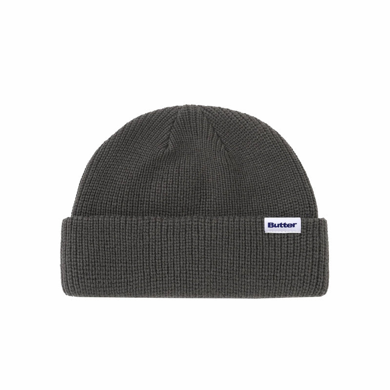 Butter Goods Wharfie Beanie (Charcoal) - August Shop