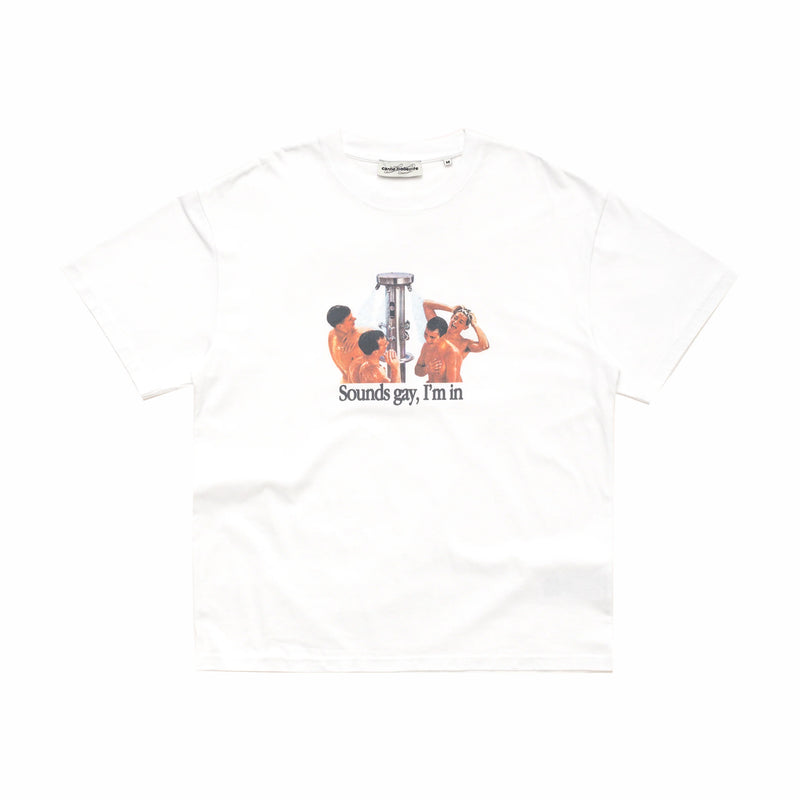 Carne Bollente Sounds Gay, I'm In T-Shirt (White) - August Shop