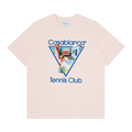 Casablanca Printed T-Shirt 'Pink La Joueuse'