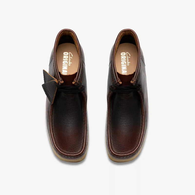 CLARK Wallabee Dark Tan Combination 26182763