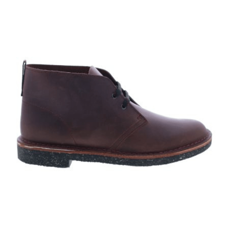 Clarks FOOTWEAR Clarks Bushacre 3 Burgundy Wide Leather Boots - Men's
