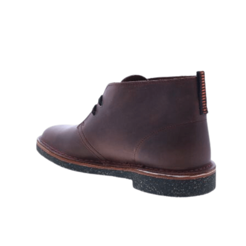 Clarks FOOTWEAR Clarks Bushacre 3 Burgundy Wide Leather Boots - Men's