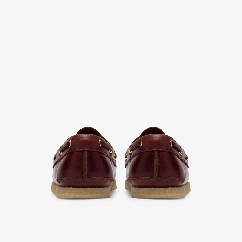 Clarks Godney Boat Mens Shoes Color: British Tan Leather Style: 26185687